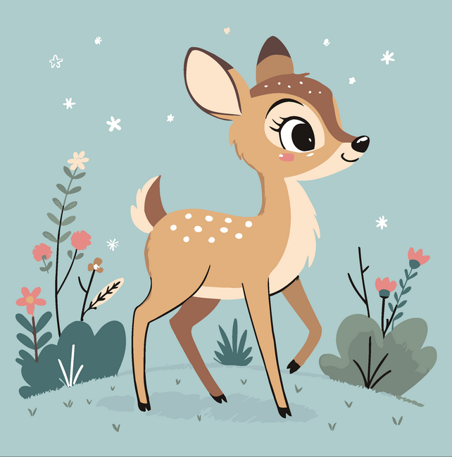 【DR172】花見小鹿      （袋裝）