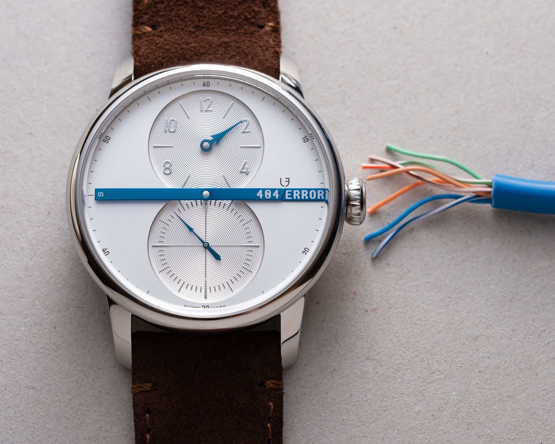 聯名款 Collaboration|Le Régulateur Louis Erard x seconde/seconde/ 404