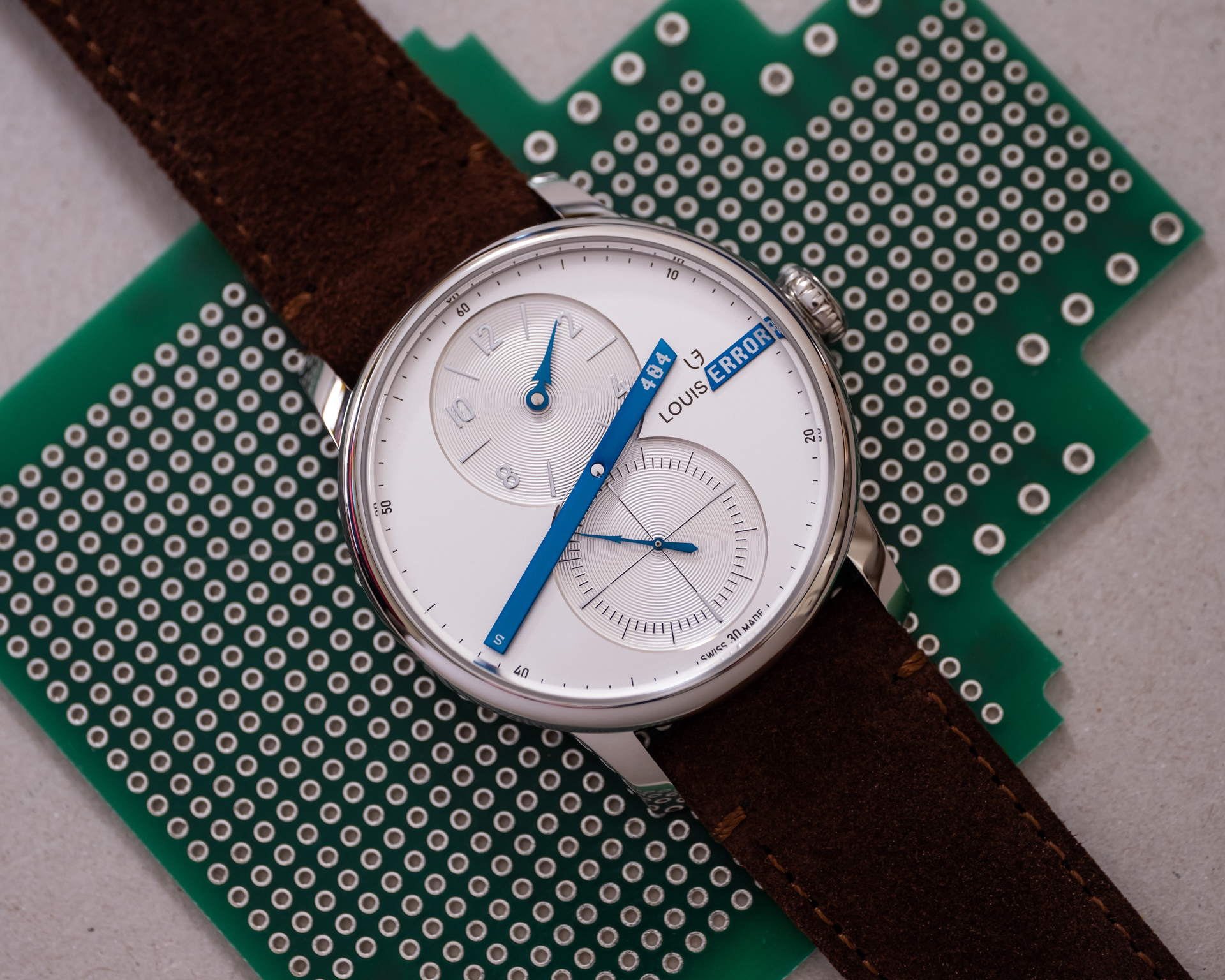 聯名款 Collaboration|Le Régulateur Louis Erard x seconde/seconde/ 404