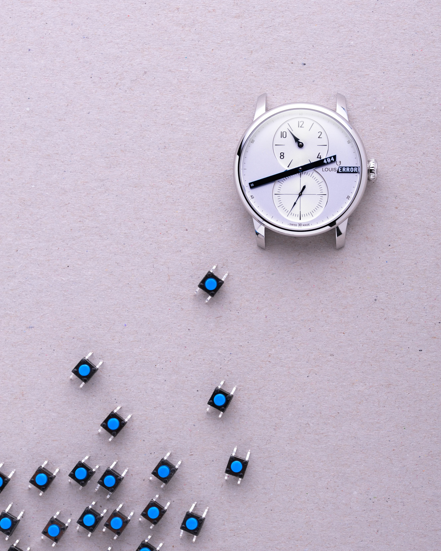 聯名款 Collaboration|Le Régulateur Louis Erard x seconde/seconde/ 404