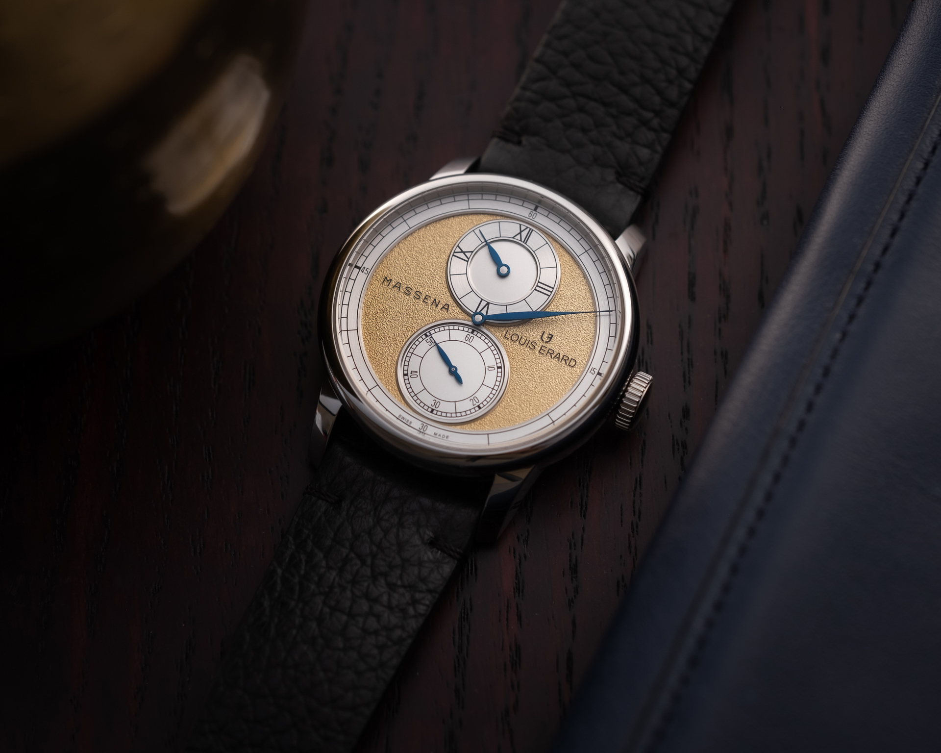 聯名款 Collaboration|Le Régulateur Louis Erard x Massena LAB Gold GPHG年度最佳小秒針獎