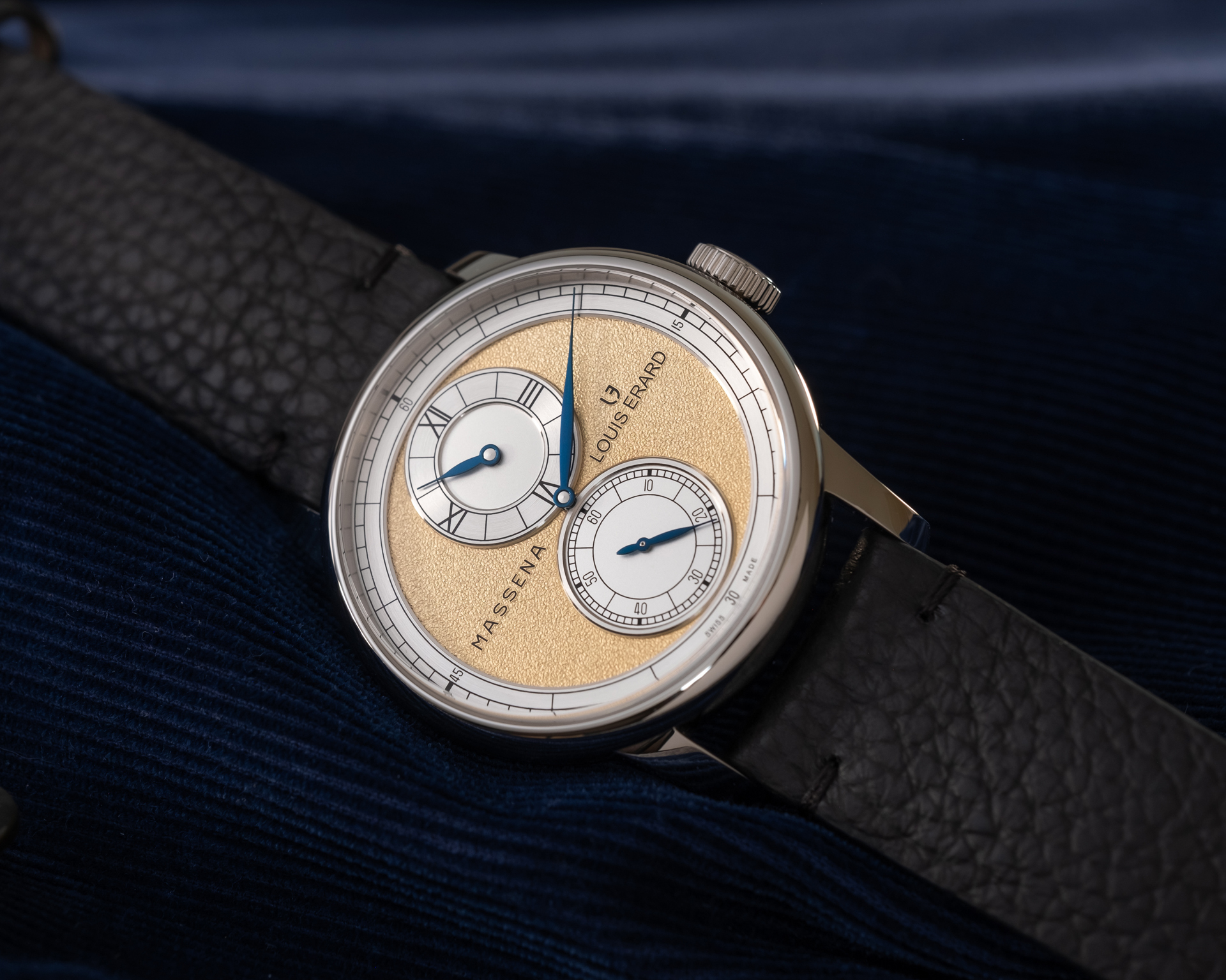 聯名款 Collaboration|Le Régulateur Louis Erard x Massena LAB Gold GPHG年度最佳小秒針獎