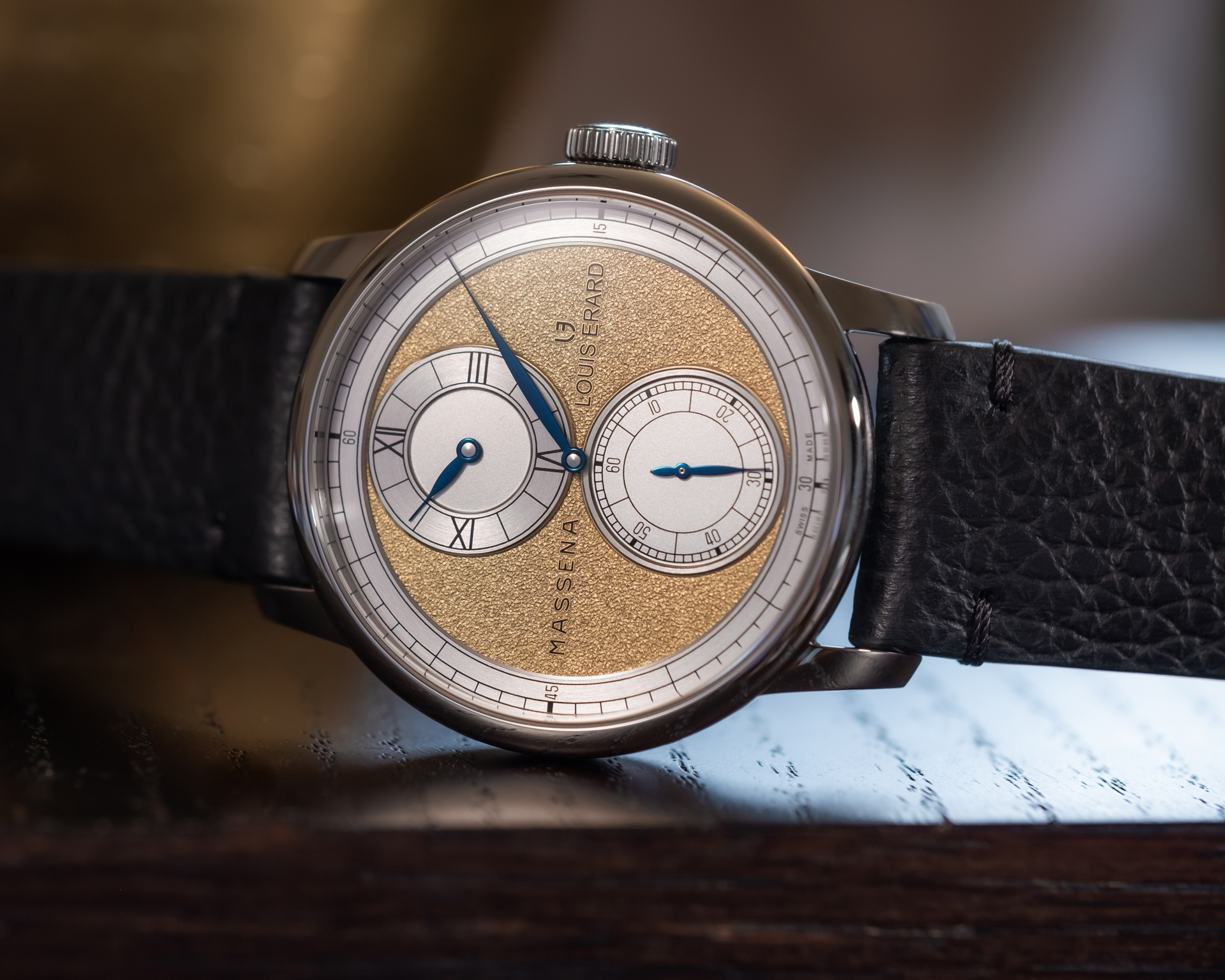 聯名款 Collaboration|Le Régulateur Louis Erard x Massena LAB Gold GPHG年度最佳小秒針獎
