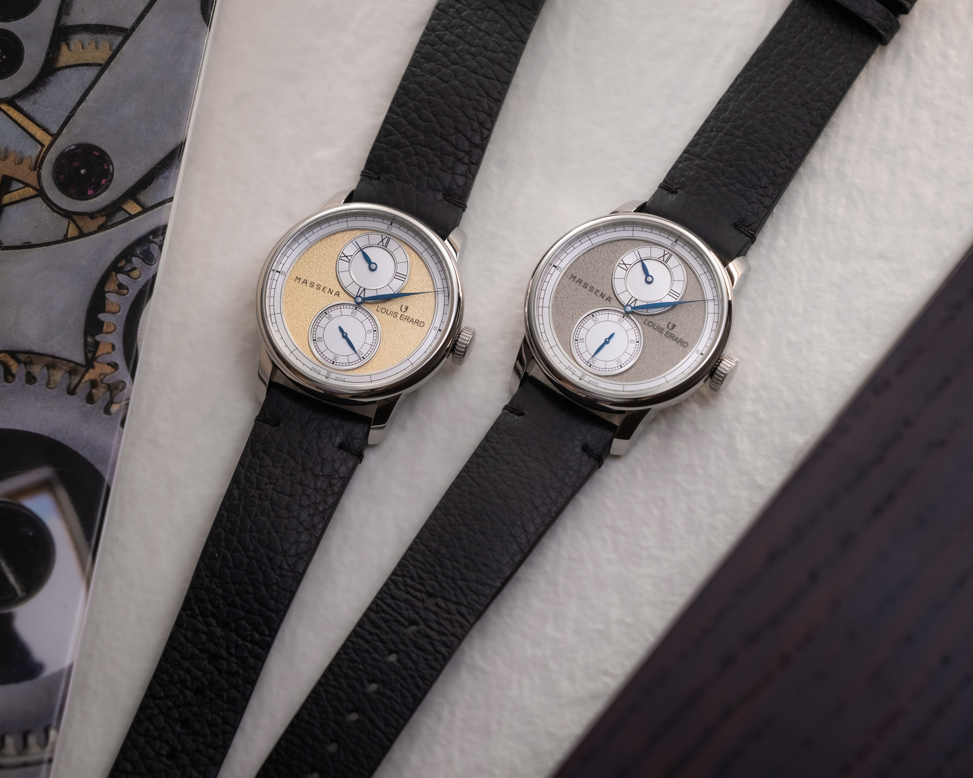 聯名款 Collaboration|Le Régulateur Louis Erard x Massena LAB Gold GPHG年度最佳小秒針獎