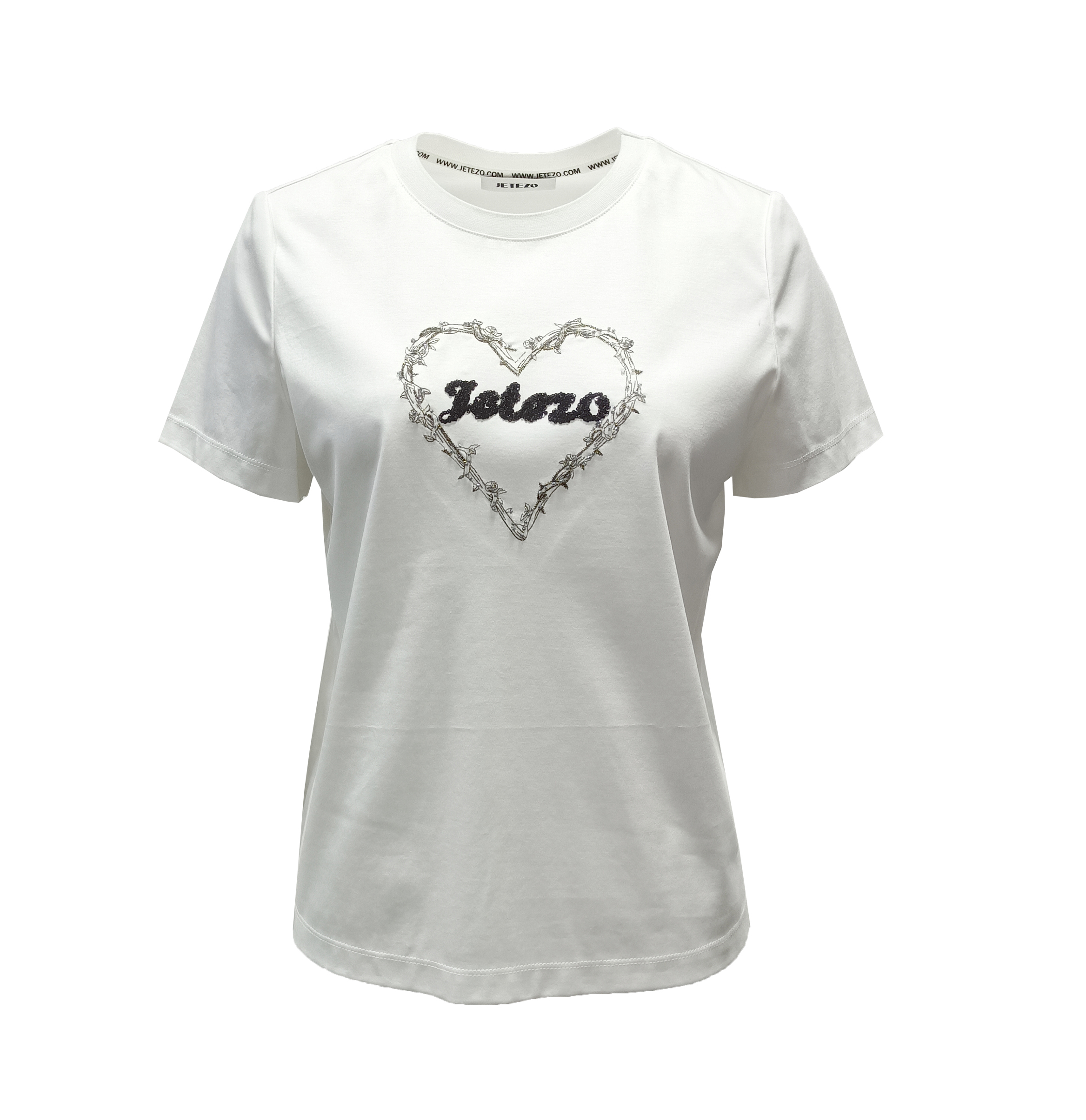 BE10173A1 愛心LOGO上衣 (2色)