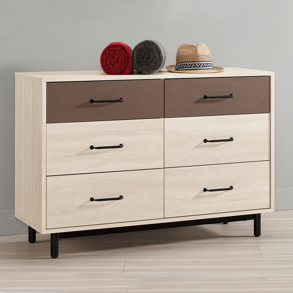 比恩3.6尺六斗櫃/六抽收納櫃/置物櫃