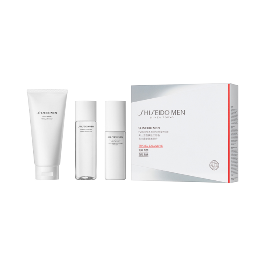 SHISEIDO 資生堂男士潔面爽膚三部曲