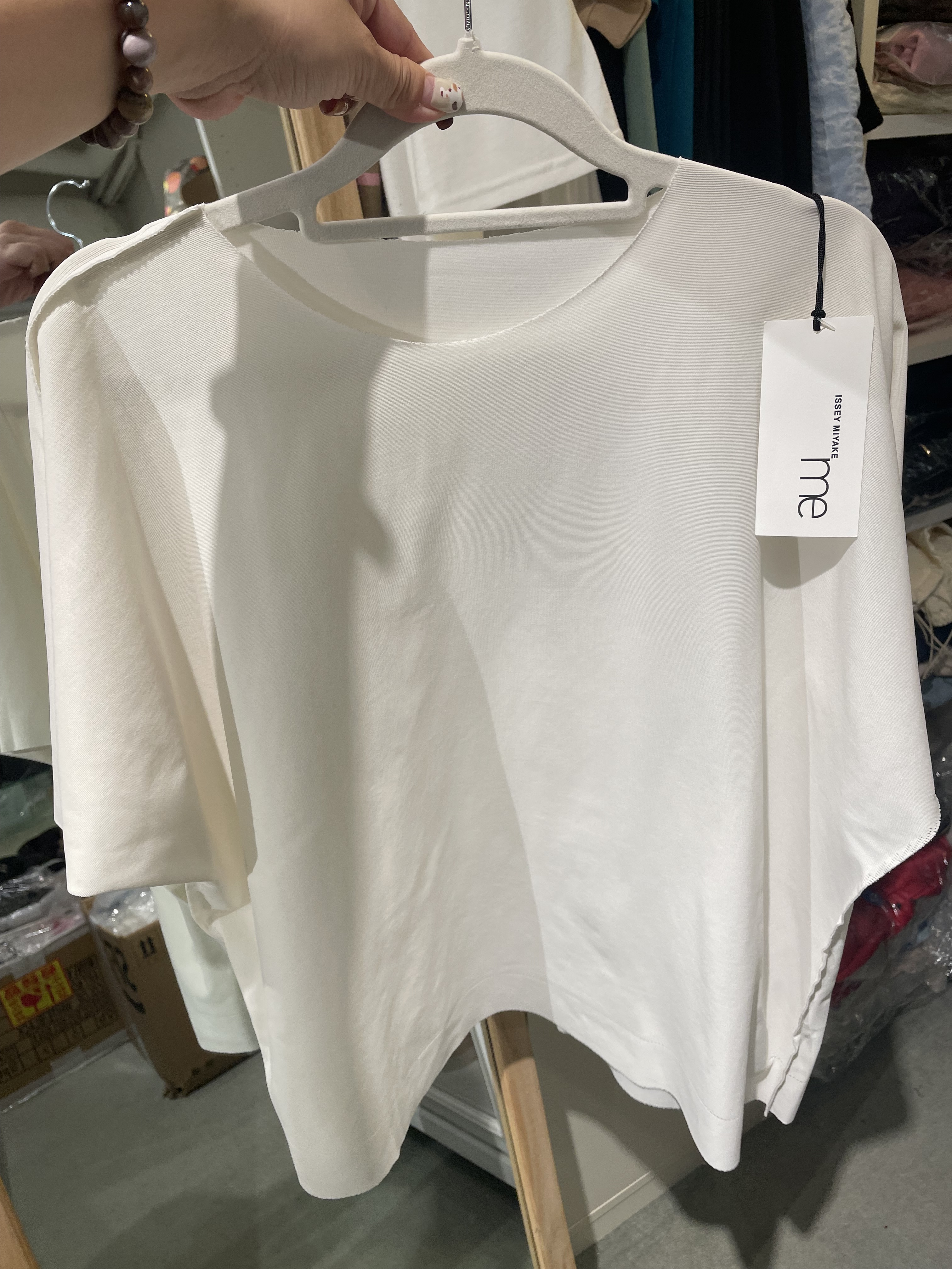 ISSEY MIYAKE 白色短袖 ( 日本製)