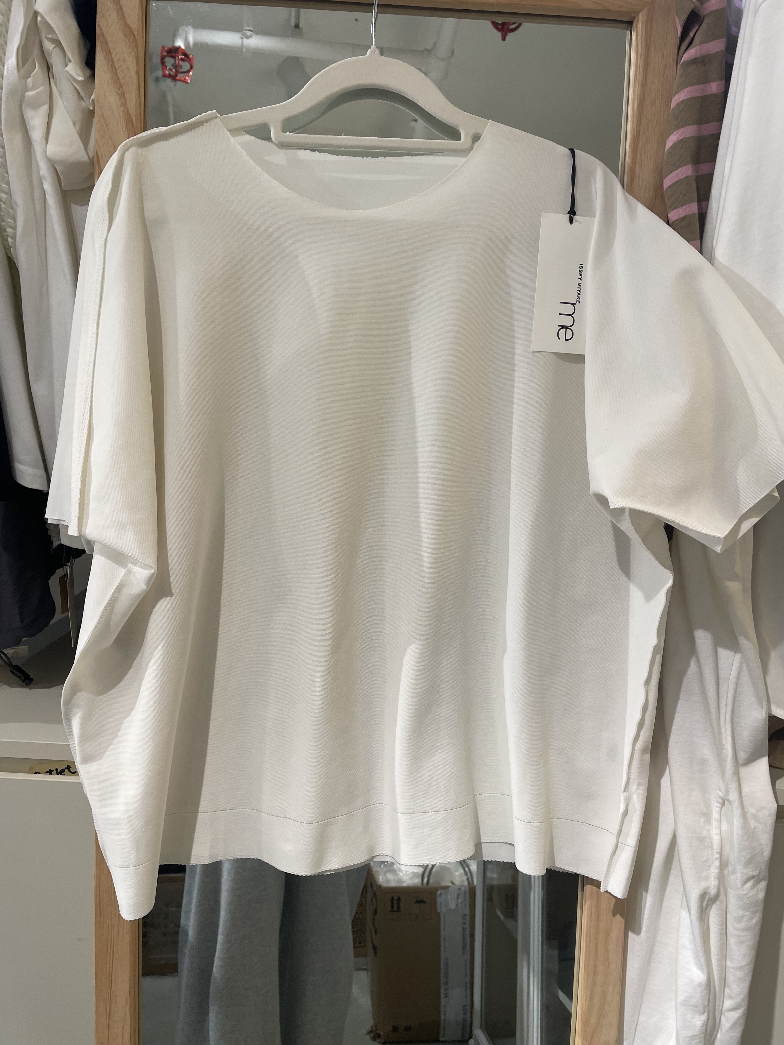 ISSEY MIYAKE 白色短袖 ( 日本製)