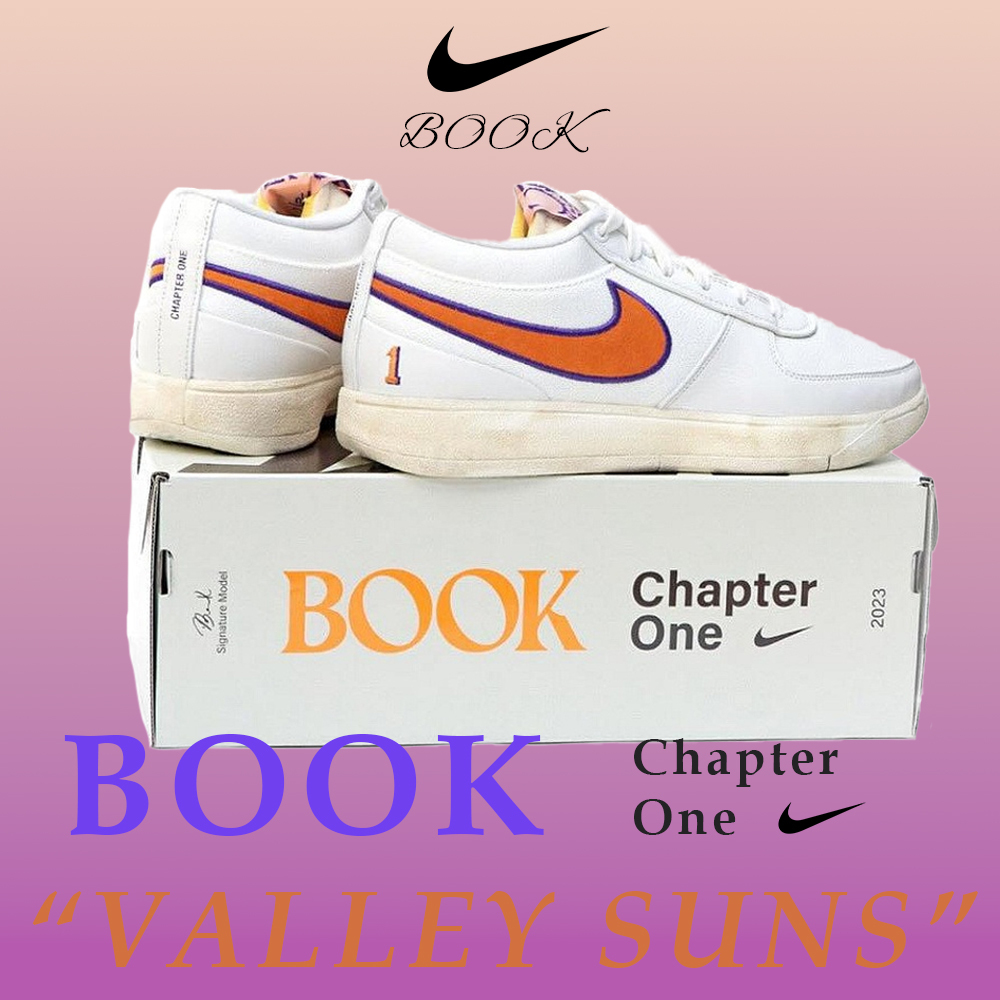 NIKE BOOK 1 VALLEY SUNS 白橘太陽隊配色 實戰 XDR 耐磨 籃球鞋 FJ4250-106