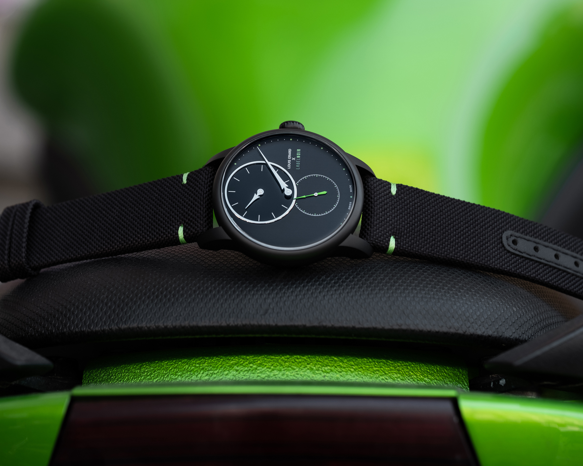 Le Régulateur Louis Erard x Label Noir