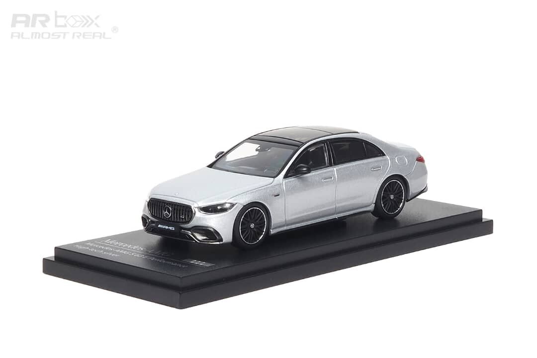 1/64 Almost Real Mercedes-Benz S Class W223 AMG S 63 E Performance 2023 High-Tech Silver LHD (620102001 )
