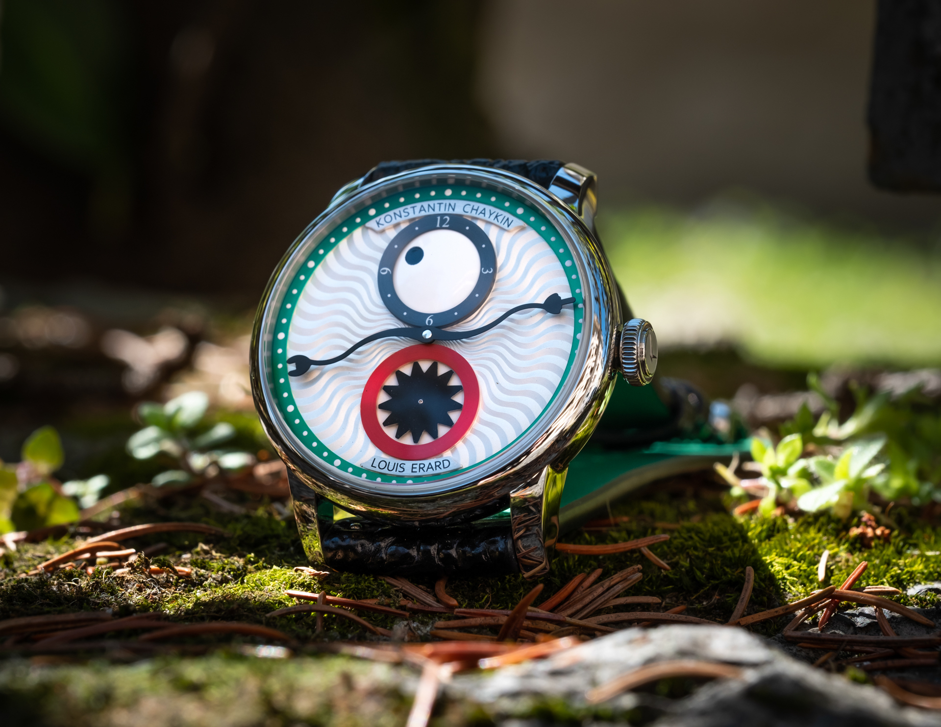 Le Regulateur Louis Erard x Konstantin Chaykin The Time-Eater Green 42mm