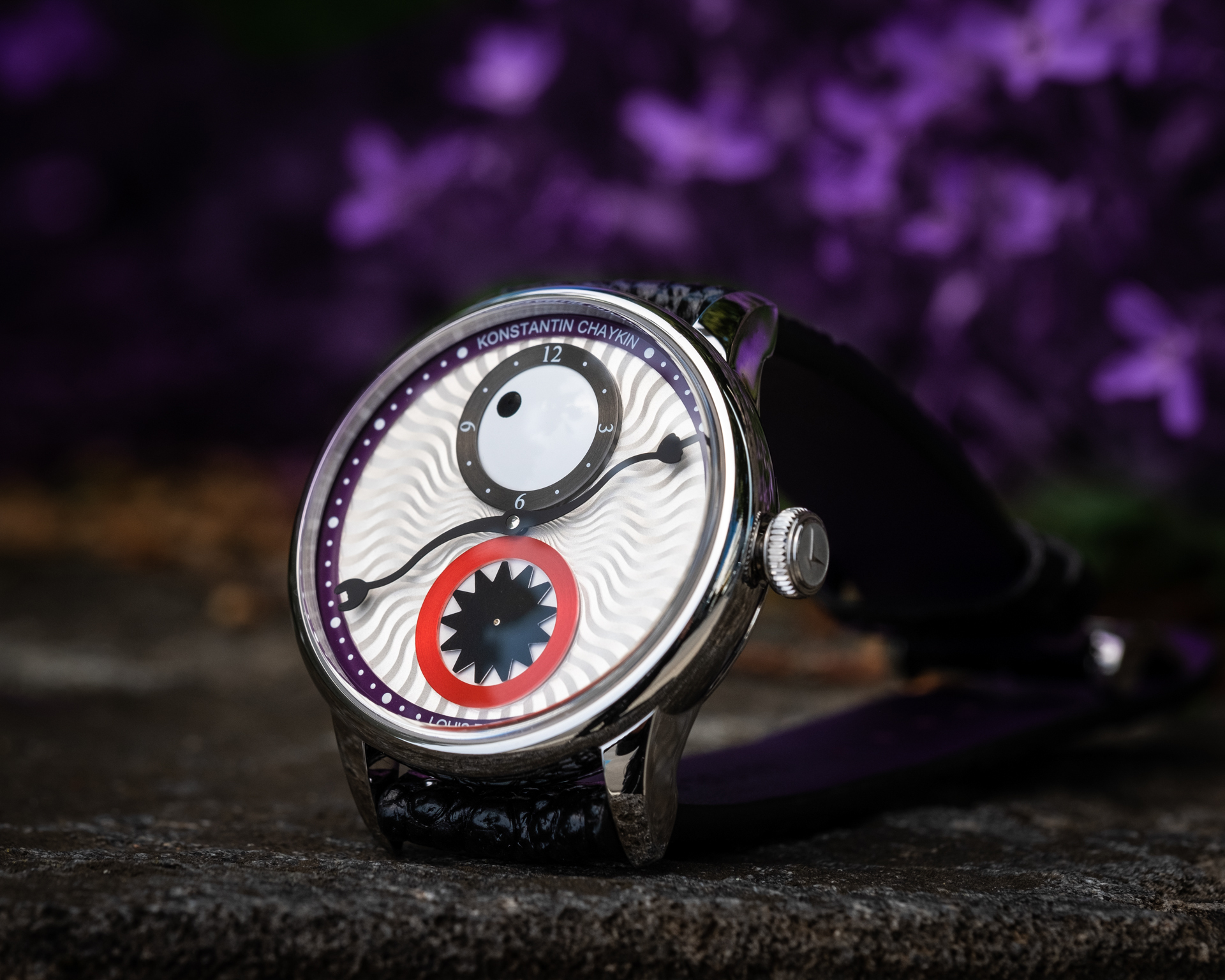 Le Regulateur Louis Erard x Konstantin Chaykin The Time-Eater Purple 39mm