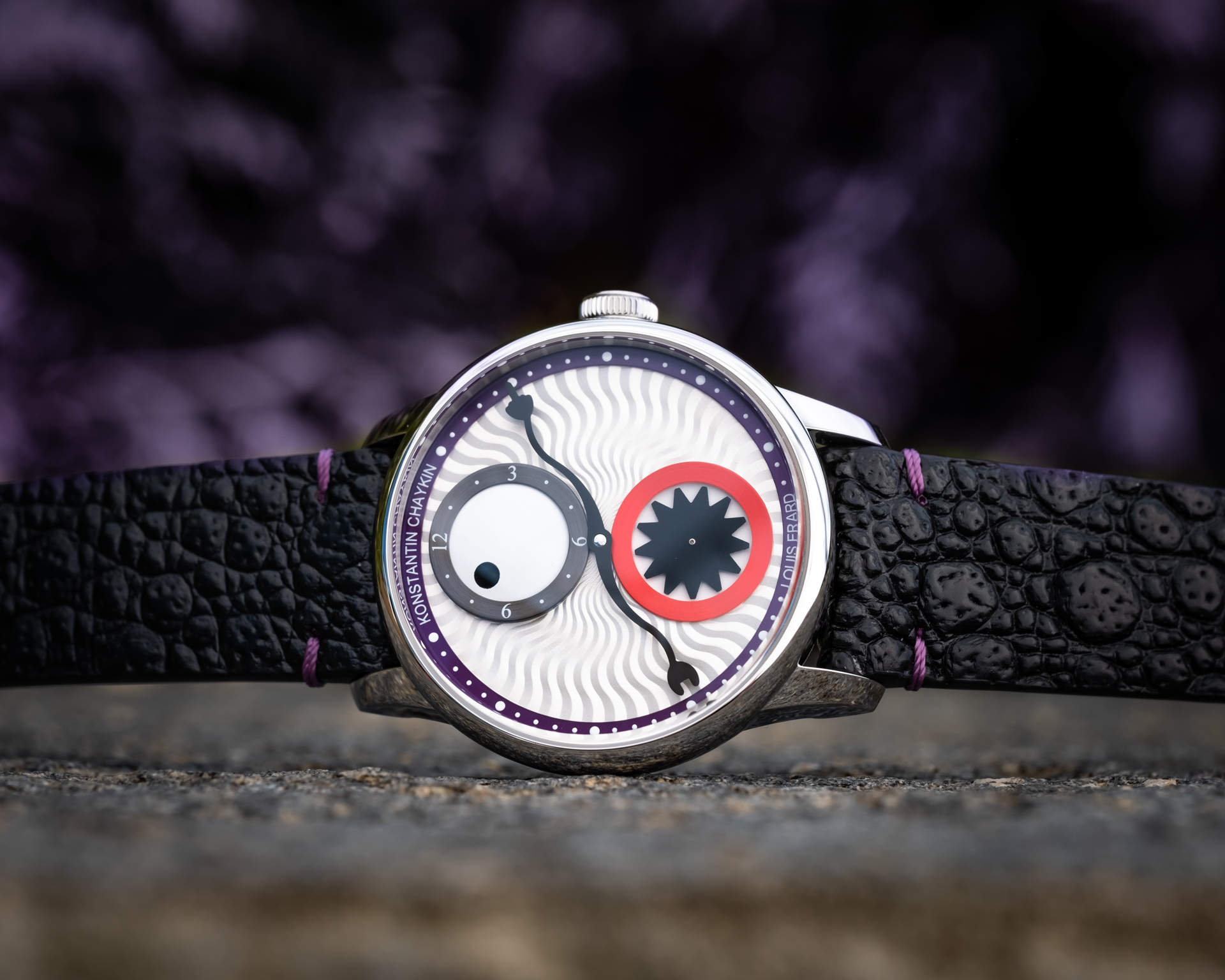 Le Regulateur Louis Erard x Konstantin Chaykin The Time-Eater Purple 39mm