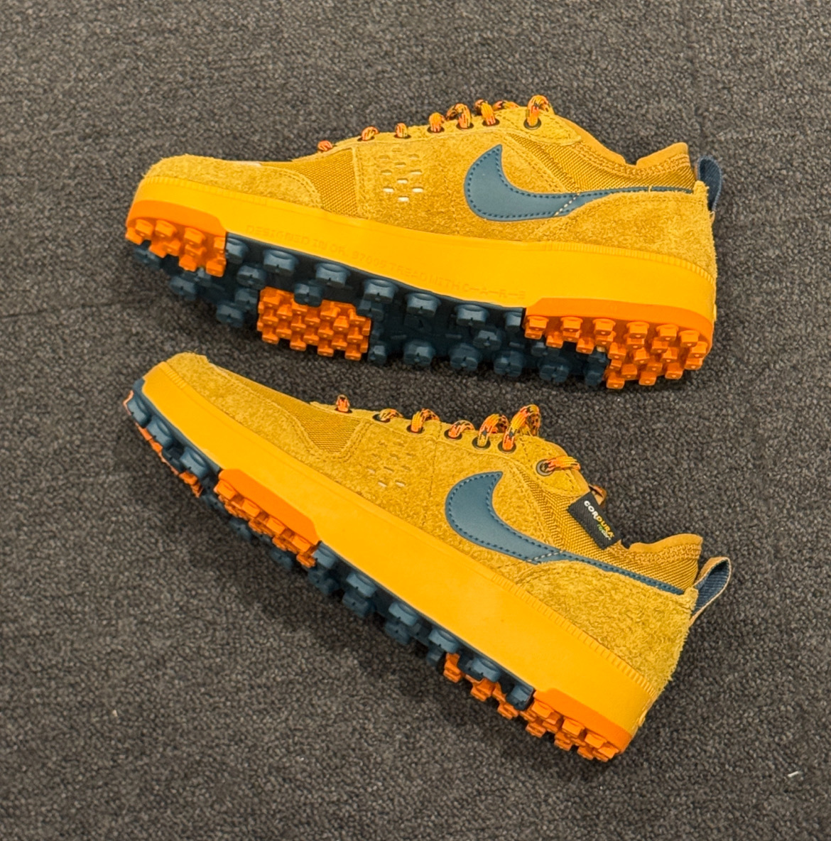 男鞋 NIKE C1TY PRM 棕橘 網布 麂皮 復古 Cordura鞋面 防滑 運動 休閒鞋【HJ4316-700】