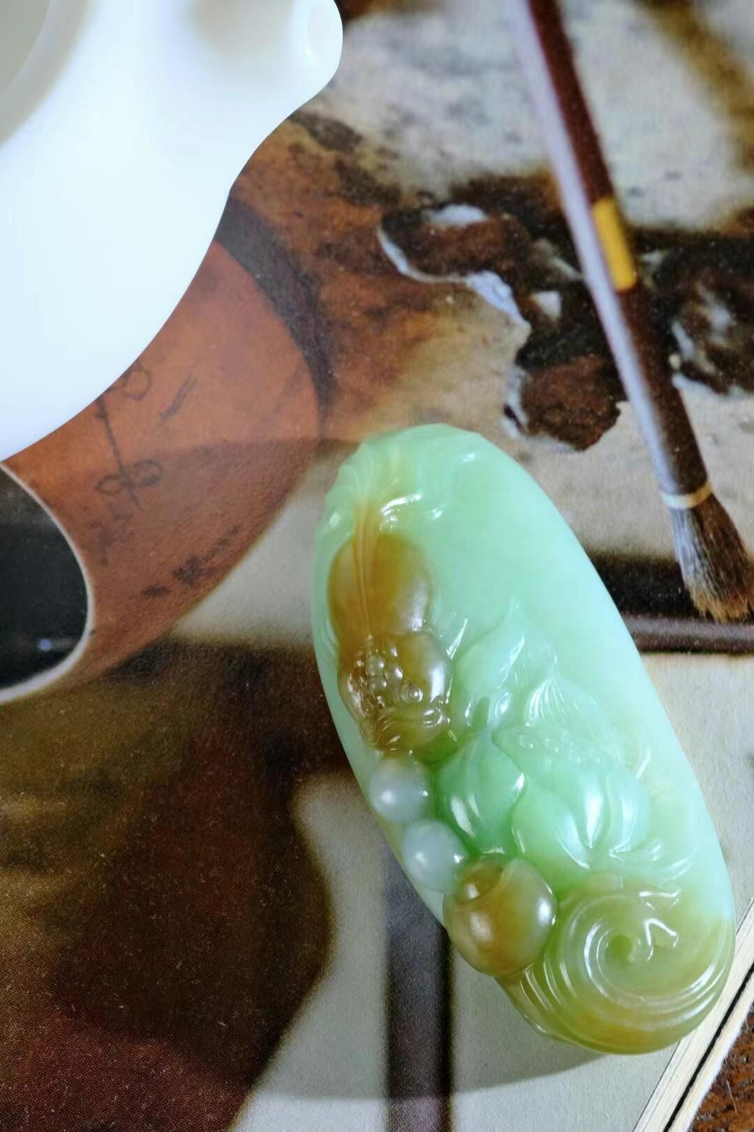 424723 和田玉糖白連年有餘