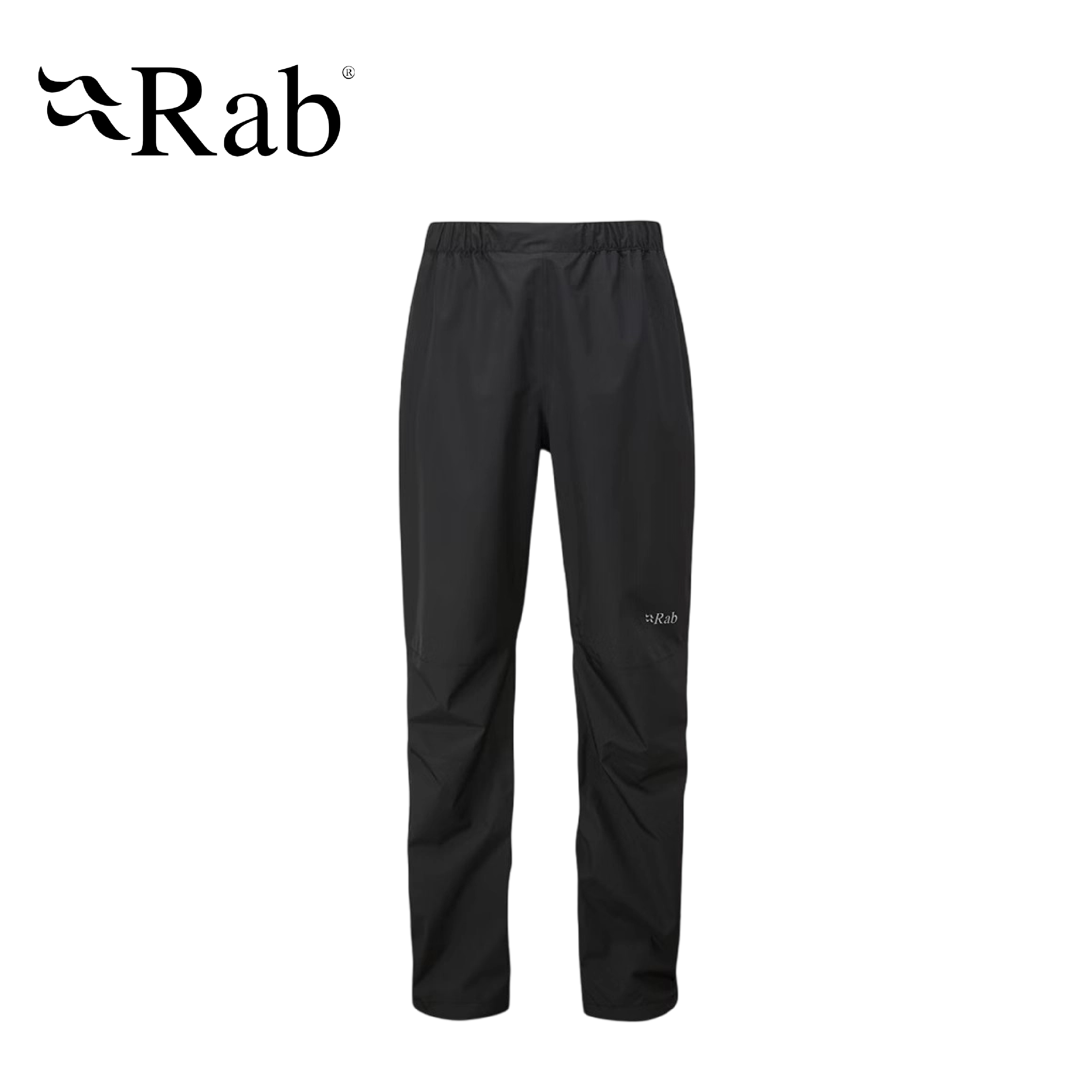RAB 英國 Downpour Eco防水全開長褲 男款 (黑色) 25RAQWG86