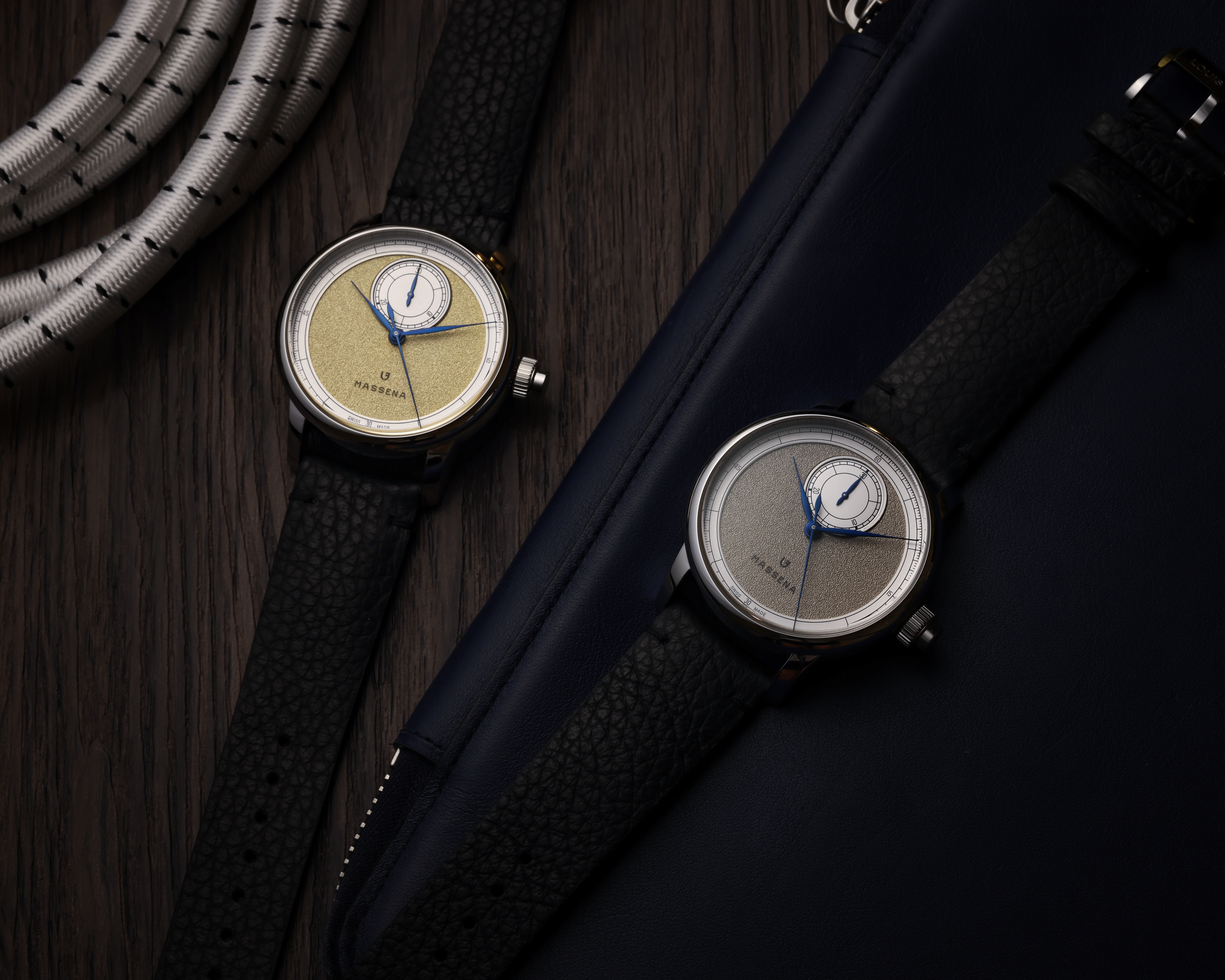 Le Chronographe Monopoussoir Louis Erard x Massena LAB, SILVER