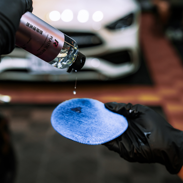 RD1 圓形纖維棉｜越野塑膠增黑劑必備｜超細纖維上蠟布 × 拋光清潔 × 車主實用款