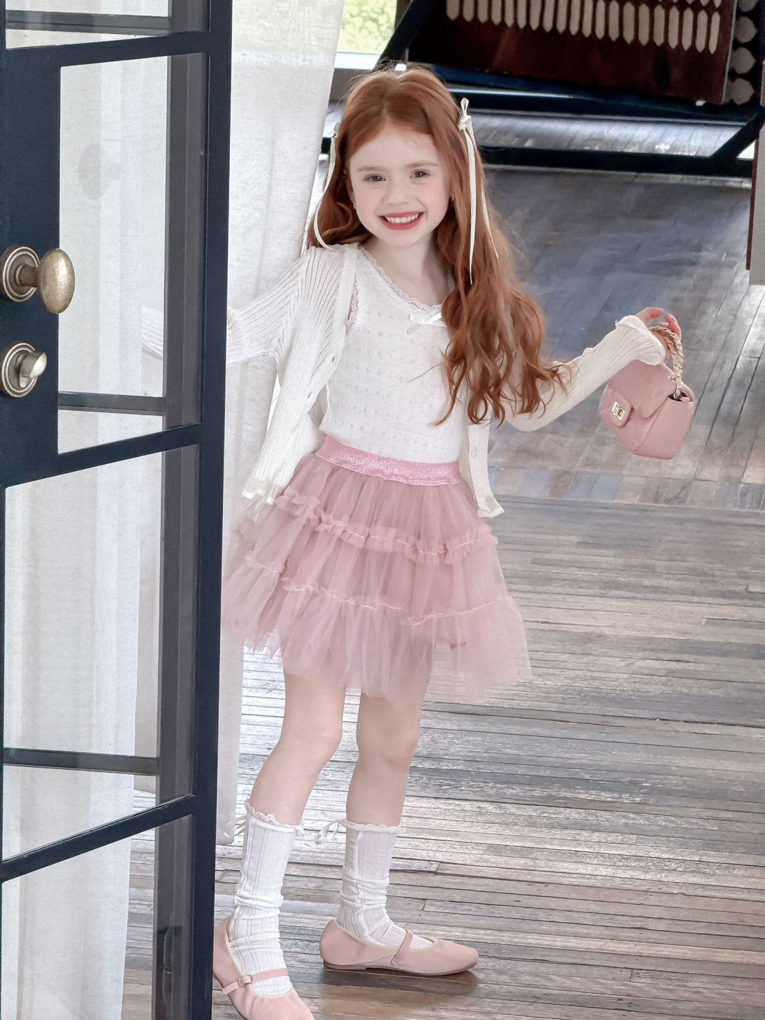 坑條百搭針織外套