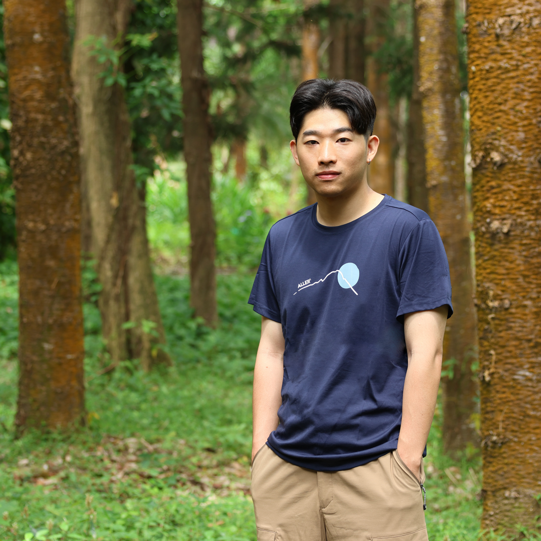 ALLER x 台灣阿里山 – 夕陽晚霞 短袖 T-shirt 中性款 莫代爾/排汗/透氣/快乾 10AL2001S-BA