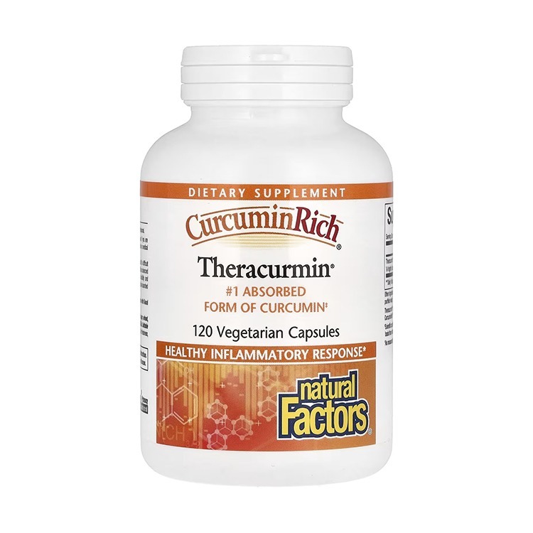 Natural Factors, CurcuminRich, Theracurmin, 30 mg, 120 Vegetarian Capsules