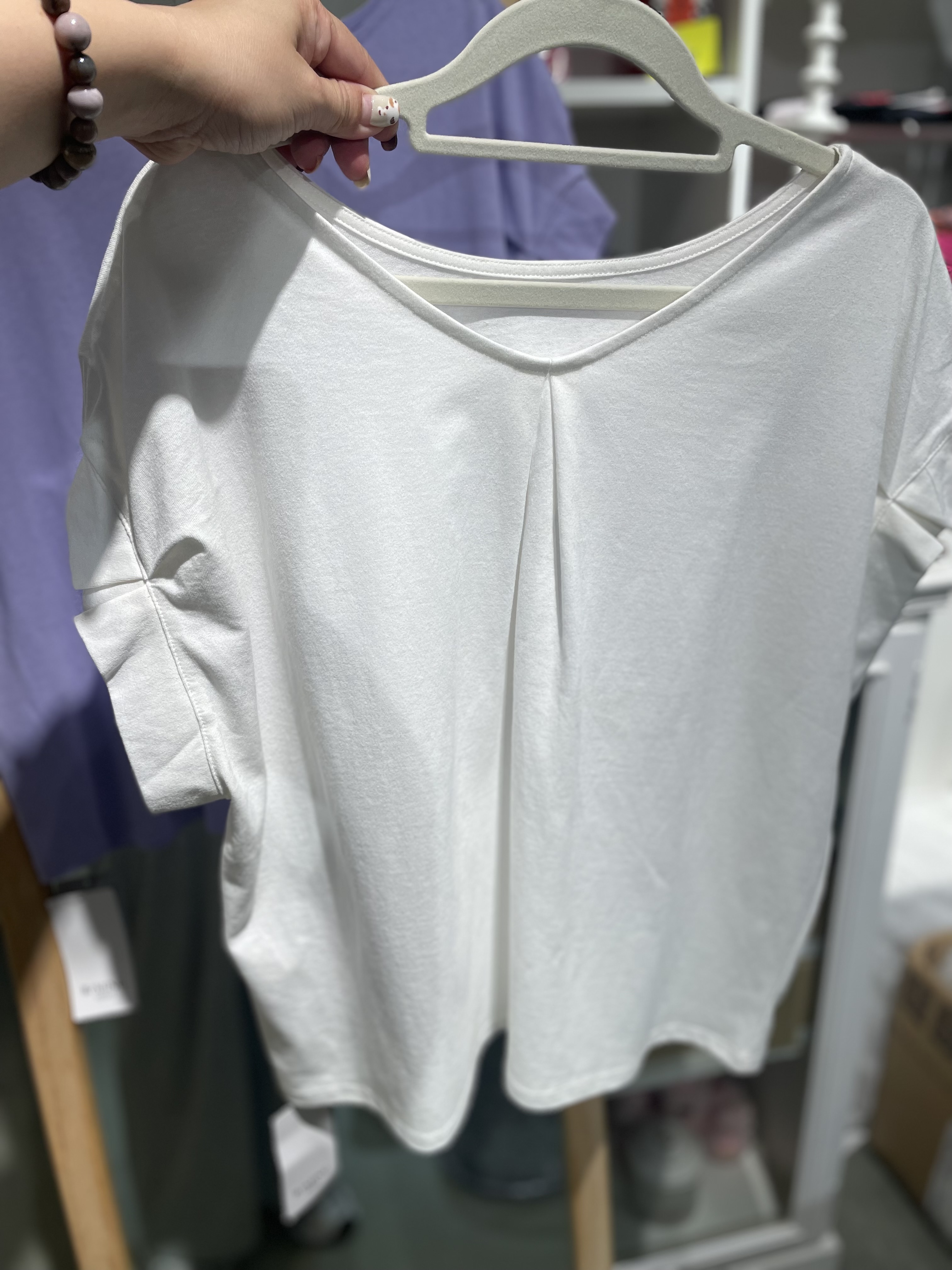 B Ming by Beams 摺袖前後可著女裝上衣/4 色