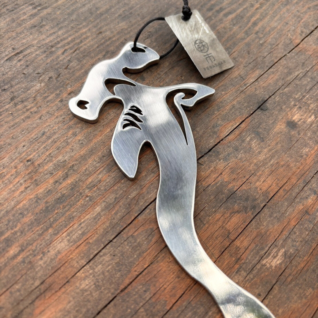 ▲鉄市設計-高質感304不鏽鋼造型探棒-鎚頭鯊