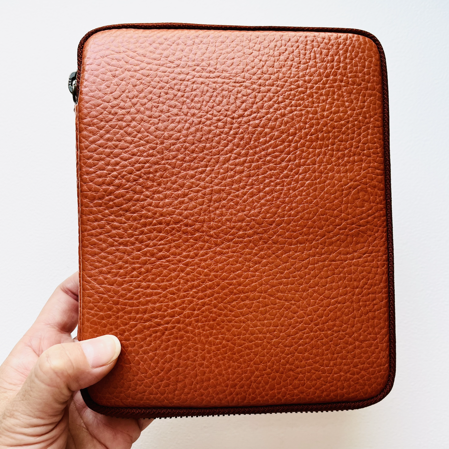 Kyokuhaku Zippered 10_Slots Pen case_soft Vegetable Ta