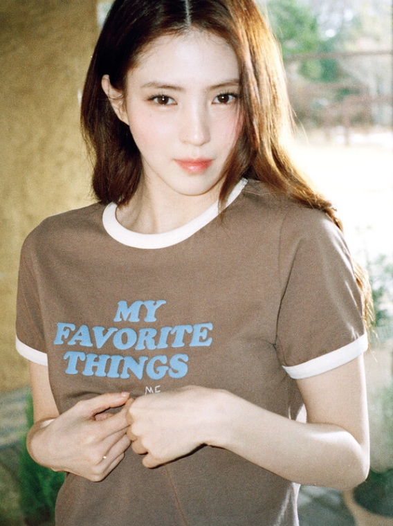 <快速出貨> 韓韶禧同款🐈 FILA 滾邊短T 2色