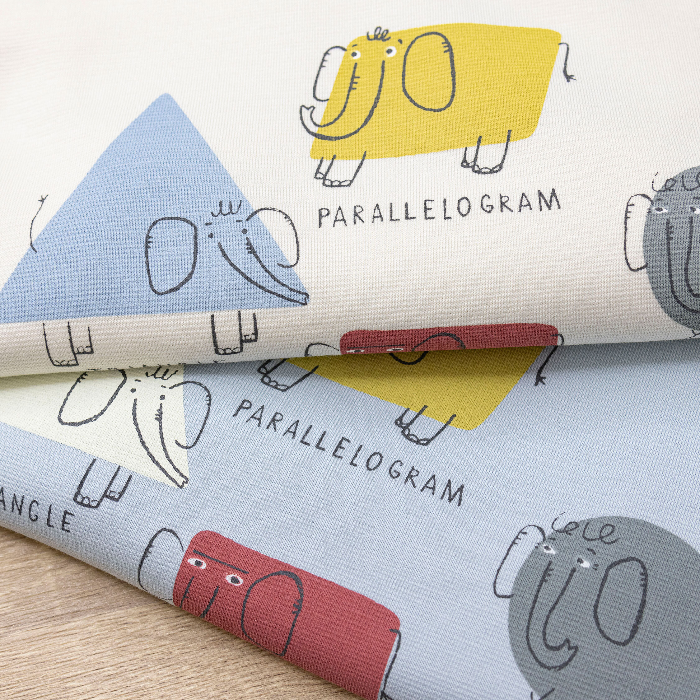 幾何圖型大象質感舒適上衣＊二色 (H50492)