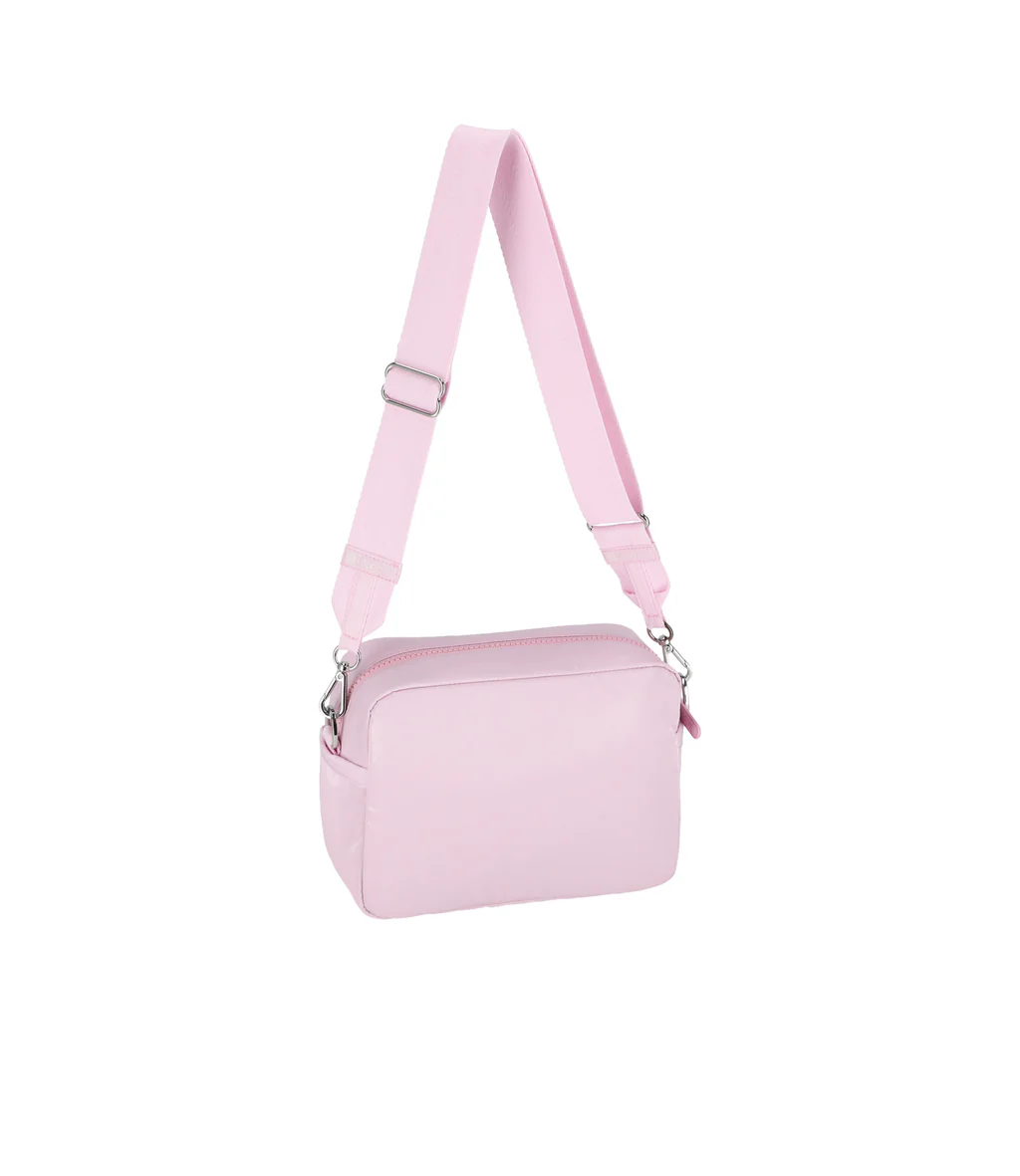 拉鍊斜背包 (ICEY PINK SHINE)