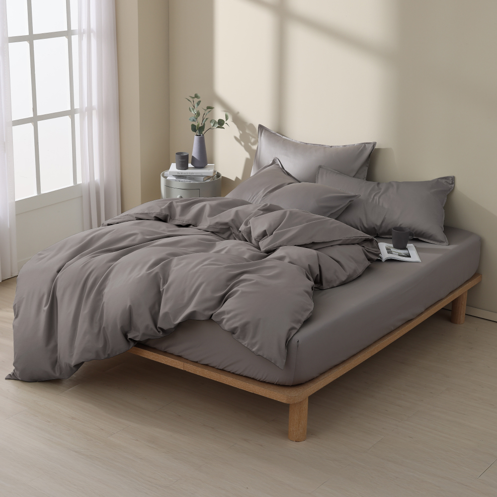 300織精梳純棉｜100%純棉｜雲羽灰｜單品&床包被套組