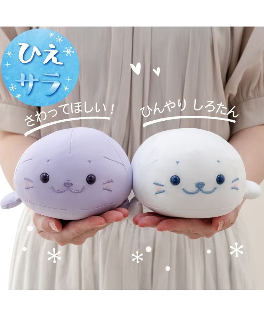 Sirotan 涼感抱枕 冰涼小白22cm (冰晶白)、(薰衣草紫) 夏季療癒系列