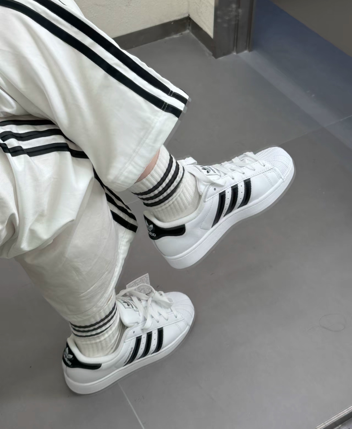 男女鞋 ADIDAS SUPERSTAR II 2 白 貝殼頭 胖胖鞋 經典 休閒鞋【IH8659】