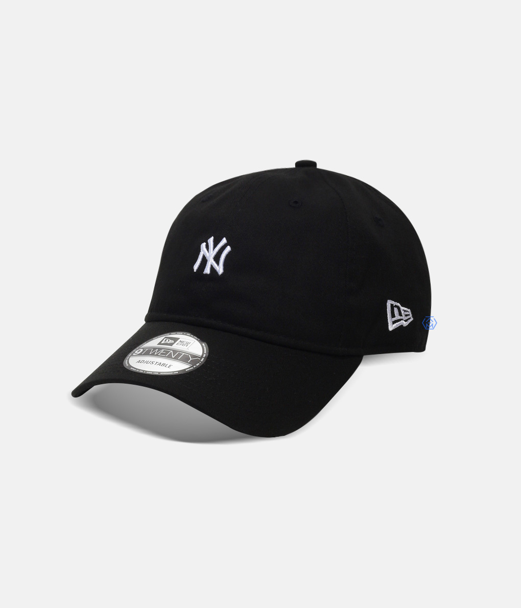 New Era 9Twenty Cap NY 黑底 白Logo棒球帽