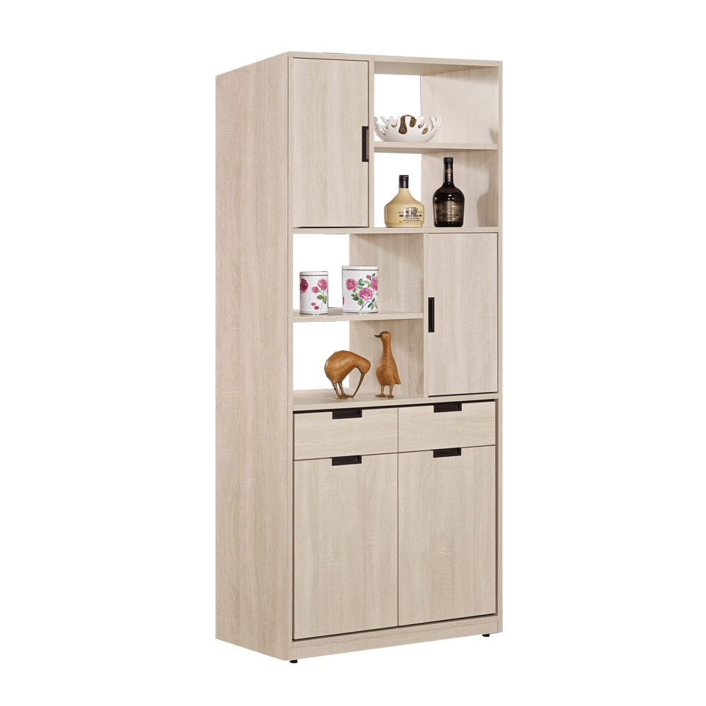 奈迪2.7尺屏風高鞋櫃/玄關收納櫃/展示置物櫃/雙面造型隔間櫃