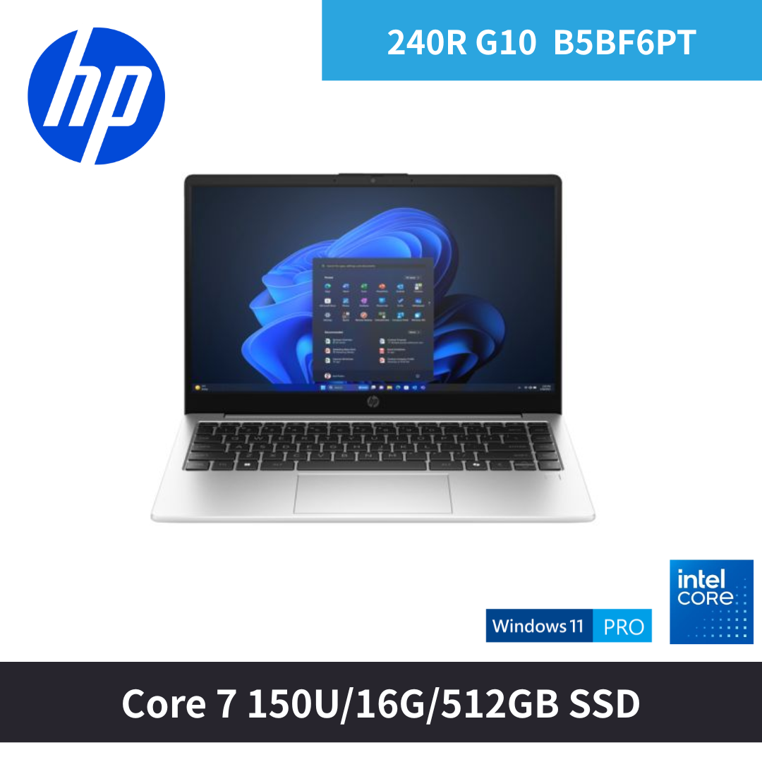 HP 240R G10【B5BF6PT】14吋商用筆電