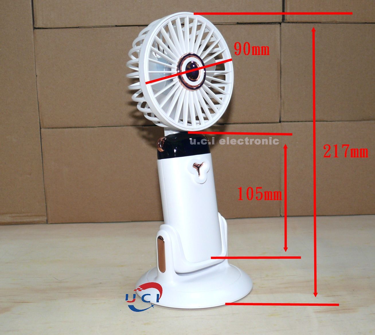 【UCI電子】(二Q-3) 桌面夾子風扇 手持風扇 折疊風扇 USB風扇 小風扇 隨身風扇 車載風扇