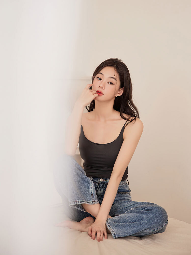 美背純色吊帶小可愛（344）