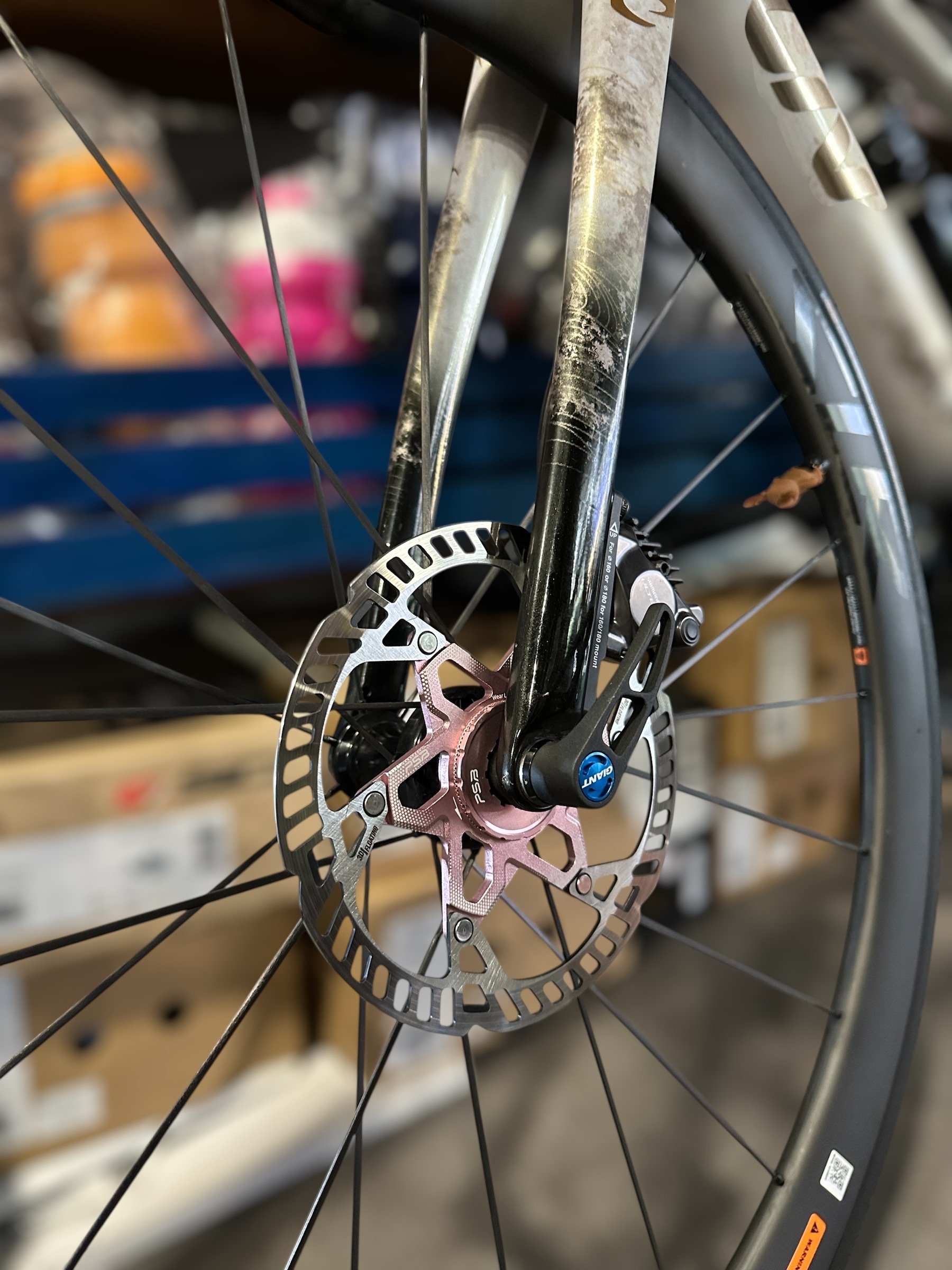 PSB PR11 公路車 碟盤 160mm/限量櫻花粉