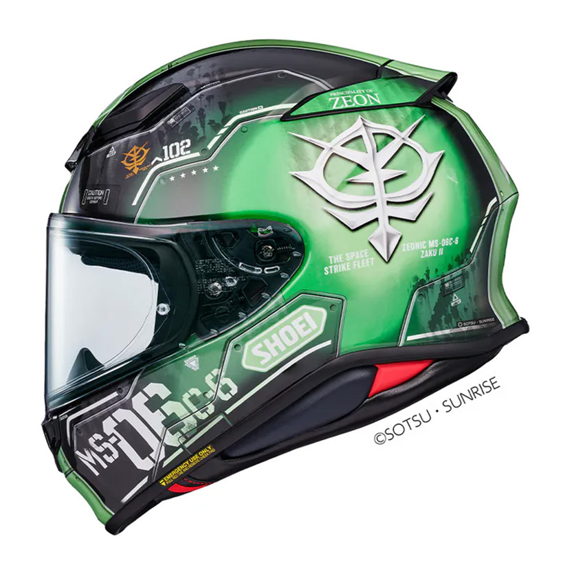 安信騎士|SHOEI Z-8 鋼彈聯名MS-06C-6 ZAKU II TC-4 全罩式安全帽