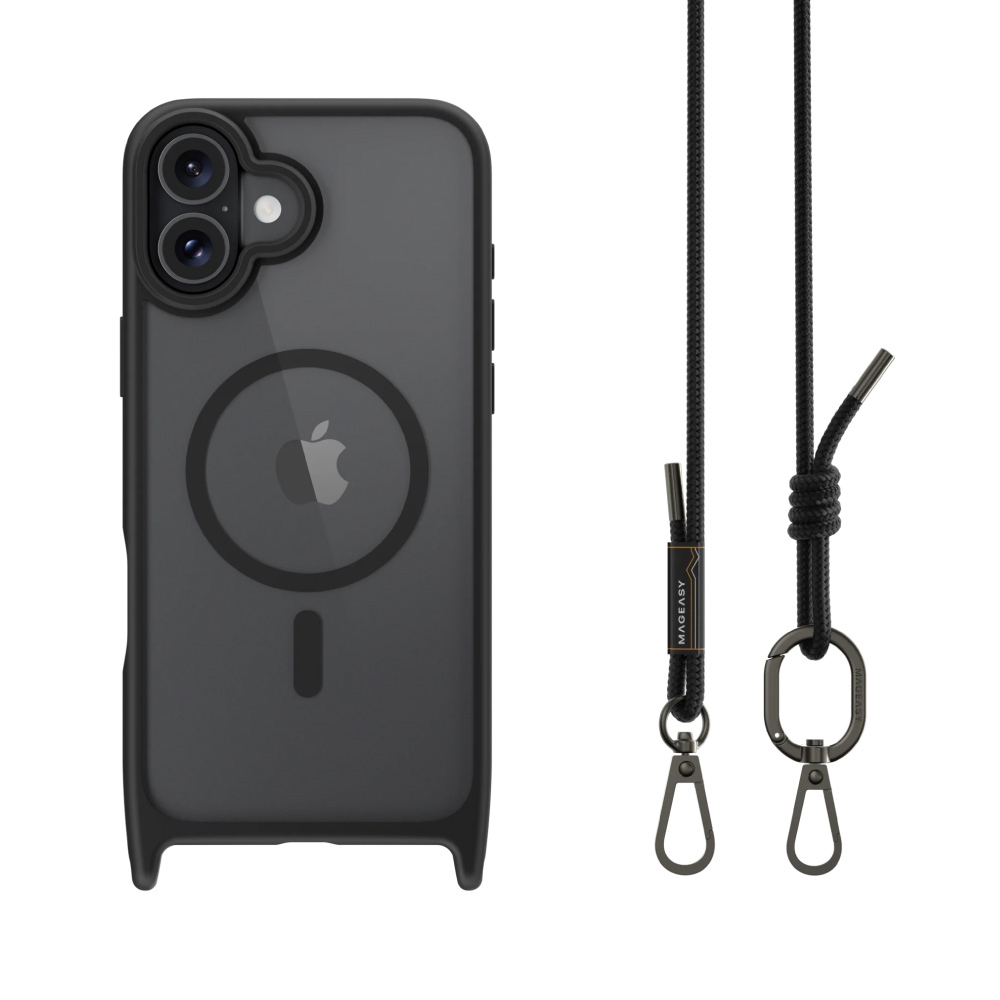 【MagEasy】IPhone 16 系列 Roam M 超軍規防摔掛繩手機殼