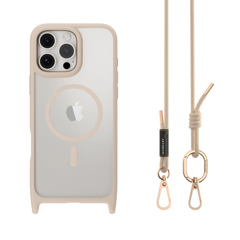 【MagEasy】IPhone 16 系列 Roam M 超軍規防摔掛繩手機殼