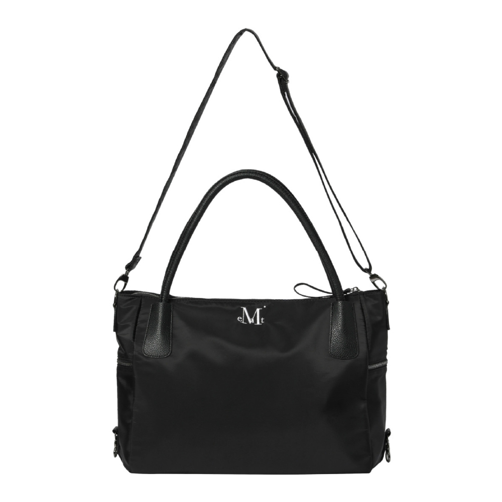 韓國設計師品牌 MUCENT 經典Logo 大托特包 黑色 4WAY SIGNATURE LOGO TOTE BAG