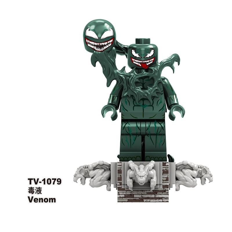 Venom Custom Minifigures Minifigs fit Lego TV6210 TV1079