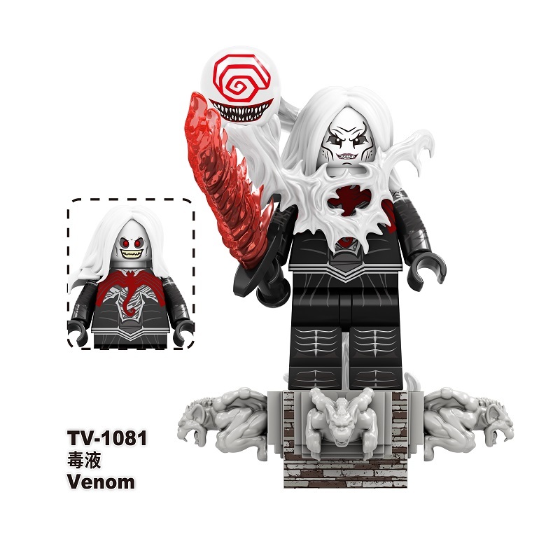 Venom Custom Minifigures Minifigs fit Lego TV6210 TV1081