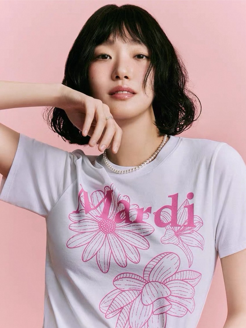 韓國 MARDI MERCREDI 經典款 小雛菊 短袖T恤
