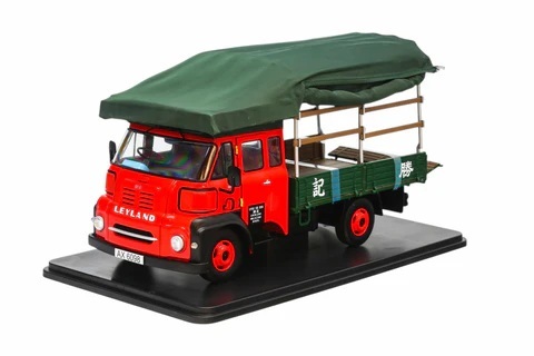 1/24 BEST CHOOSE 利蘭 木欄 紅頭貨車(勝記) (130301)